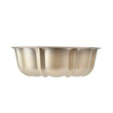 Forma para bolo em a�o carbono DR Kenya 25x8cm bege