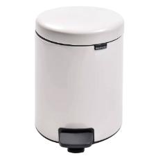 Lixeira em a�o inox Brabantia New Icon 12 litros branca