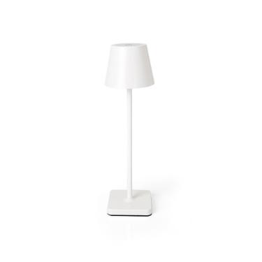 Lumin�ria de mesa t�til regul�vel Copa&Cia Ross 37,5cm branca