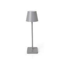 Lumin�ria de mesa t�til regul�vel Copa&Cia Ross 37,5cm cinza