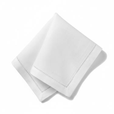 Jogo 4 Guardanapos em Tecido Copa&Cia Desiree Branco 45x45cm Eleg�ncia Cl�ssica Mesa