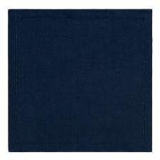 Jogo de 4 Guardanapos de Tecido Copa&Cia Tekapo Azul Marinho 45x45cm