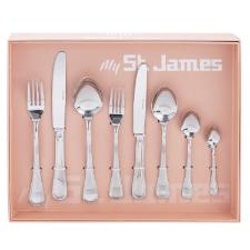 Faqueiro em Prata Saint James Four Seasons 48 Pe�as: Eleg�ncia Vers�til para 6 Pessoas