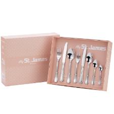 Faqueiro em Prata Saint James Four Seasons 48 Pe�as: Eleg�ncia Vers�til para 6 Pessoas