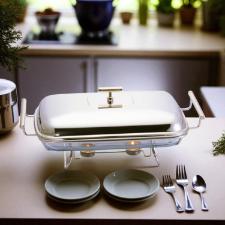 Rechaud em a�o inox com tampa Fracalanza Chambord 3 litros: Eleg�ncia e versatilidade para servir