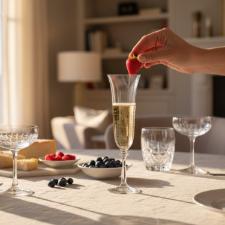 Jogo de Ta�as para Champanhe Bohemia Angela 190ml: Elevando Seus Brindes a uma Experi�ncia Inesquec�vel de Cristal