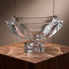 Centro de mesa com p� em cristal L'Hermitage Noble 26,7x17,2cm