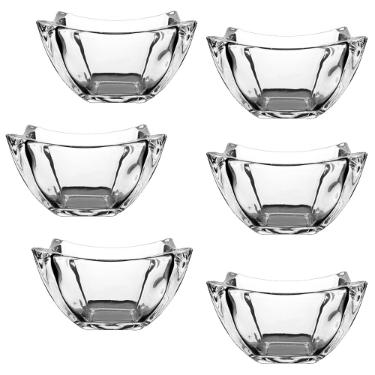 Jogo de bowl para sobremesa em cristal L'Hermitage Noble 6 pe�as: Brilho e eleg�ncia em cada por��o
