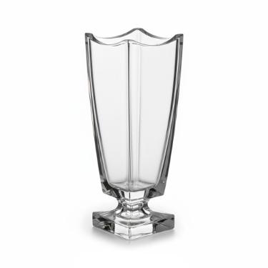 Vaso em cristal com p� L'Hermitage Noble 36,4cm: Impon�ncia e brilho para sua decora��o