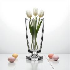 Vaso em cristal com p� L'Hermitage Noble 36,4cm: Impon�ncia e brilho para sua decora��o