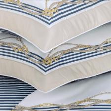 Jogo de Cama Queen Trussardi Galizzi Cetim 300 Fios 100% Algod�o Eg�pcio para Proporcionar uma Experi�ncia de Luxo e Arte