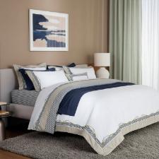 Jogo de Cama Queen Trussardi Galizzi Cetim 300 Fios 100% Algod�o Eg�pcio para Proporcionar uma Experi�ncia de Luxo e Arte