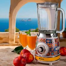 Liquidificador Ariete Positano 1000W 1,5L com copo de vidro 220V, design retr� italiano luxo