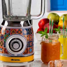 Liquidificador Ariete Positano 1000W 1,5L com copo de vidro 220V, design retr� italiano luxo