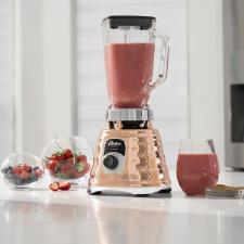 Liquidificador copo vidro Oster New Osterizer cobre 1,25 litro 220v 1000w: Pot�ncia e eleg�ncia para sua cozinha