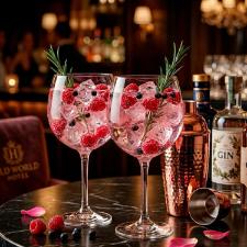 Jogo de 2 ta�as para Gin em cristal Bohemia Gastro 570ml: Requinte e Cristal Tcheco Original