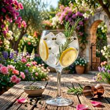 Jogo de 2 ta�as para Gin em cristal Bohemia Gastro 570ml: Requinte e Cristal Tcheco Original