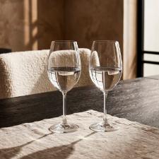 Jogo de 2 ta�as para �gua em cristal Bohemia Gastro 580ml: Requinte e Cristal Tcheco Original