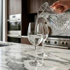 Jogo de 2 ta�as para �gua em cristal Bohemia Gastro 580ml: Requinte e Cristal Tcheco Original