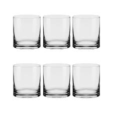 Jogo de 6 Copos de Cristal On The Rocks Oxford Flat Classic 390ml
