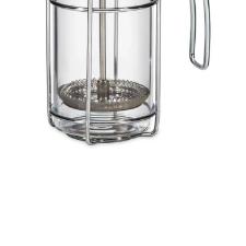 Cafeteira Francesa Vidro A�o Inox Oxford 350 Ml: Caf� Encorpado