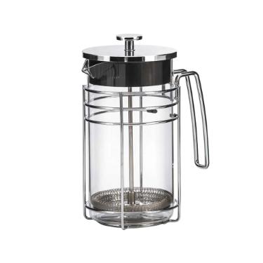 Cafeteira Francesa Vidro A�o Inox Oxford 1 L : Caf� Encorpado