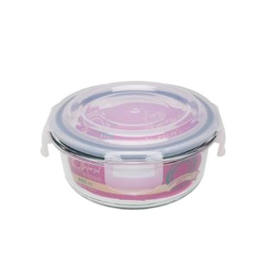 Pote Herm�tico de Vidro Redondo Oxford Daily 400ml