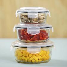 Pote Herm�tico de Vidro Redondo Oxford Daily 950ml