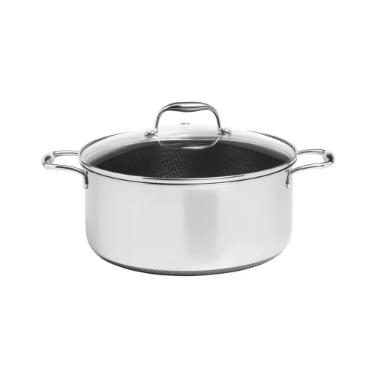 Ca�arola em A�o Inox 28cm com Tampa Oxford CookingPro Hive