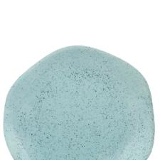 Jogo de 6 Pratos Sobremesa Oxford Ryo Blue Bay Azul Claro 21,5cm Porcelana