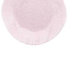 Jogo de 6 Pratos Rasos Oxford Ryo Pink Sand Rosa Claro 27,5cm Porcelana