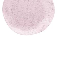 Jogo de 6 Pratos Fundos Oxford Ryo Pink Sand Rosa Claro 22,5cm Porcelana