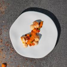 Jogo de 6 Pratos Rasos Oxford Ryo White 27,5cm Porcelana