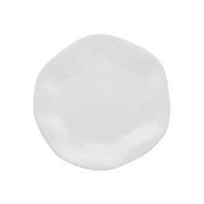 Jogo de 6 Pratos de Sobremesa Oxford Ryo White 21,5cm Porcelana