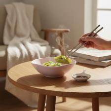 Tigela Porcelana Oxford Ryo Pink Sand 500 Ml: Org�nica Artesanal