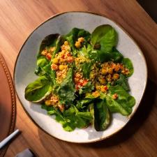 Jogo de 6 Pratos Fundos Oxford Ryo Maresia Branco e Marrom 22,5cm Porcelana