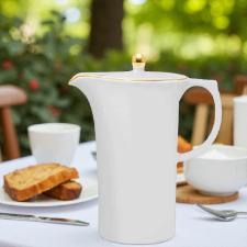 Bule Oxford Sofia em porcelana com friso ouro 1,2 Litro: Eleg�ncia e charme para servir