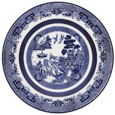 Jogo de Jantar Ch� 30 Pe�as Porcelana Oxford Flamingo Blue Willow: Cl�ssico