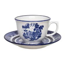 Jogo de Jantar Ch� 30 Pe�as Porcelana Oxford Flamingo Blue Willow: Cl�ssico
