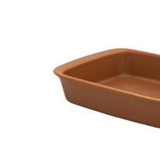 Travessa Refrat�ria Oxford Tango Marrom 28x18x5,5cm 1,4L