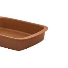 Travessa Refrat�ria Oxford Tango Marrom 28x18x5,5cm 1,4L