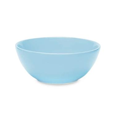Tigela de Cer�mica Oxford Salada Tropical Azul Claro 600ml