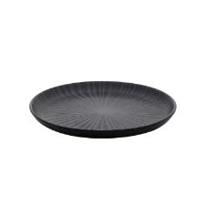 Jogo de 6 Pratos de Sobremesa Oxford Flat �nix Preto 20cm