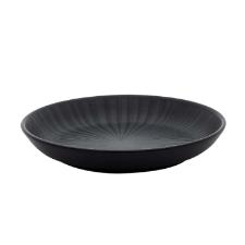Jogo de 6 Pratos Fundos Oxford Flat �nix Preto 20,5cm