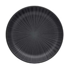 Jogo de 6 Pratos Fundos Oxford Flat �nix Preto 20,5cm