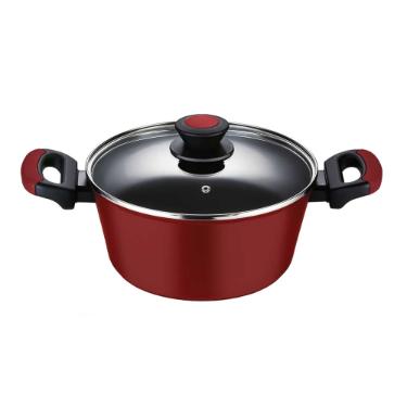 Ca�arola Oxford Everyday Vermelha Antiaderente 24cm para Indu��o