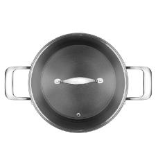 Ca�arola Antiaderente Oxford Gourmet Martelado Preta 28cm para Indu��o e Forno