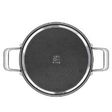 Ca�arola Antiaderente Oxford Gourmet Martelado Preta 28cm para Indu��o e Forno