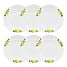 Jogo de 6 Pratos Rasos Oxford Soleil Limoni 29cm Porcelana