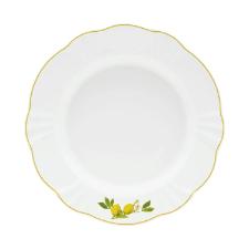 Jogo de 6 Pratos Fundos Oxford Soleil Limoni 24cm Porcelana